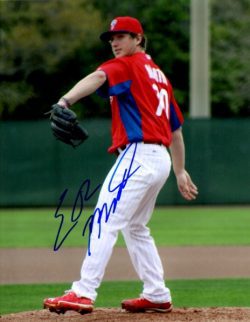 AUTOGRAPHED ETHAN MARTIN 8X10 photo Philadelphia Phillies