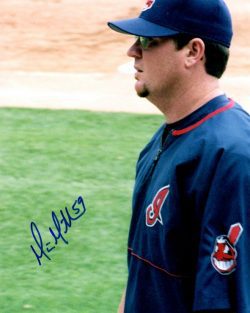 AUTOGRAPHED MATT MILLER 8X10 photo  Cleveland Indians