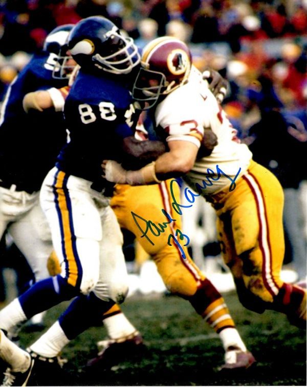 Autographed PAUL LAAVEG 8x10 Washington Redskins Photo