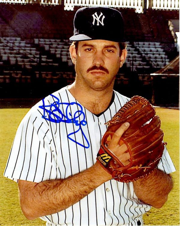 AUTOGRAPHED BOB SHIRLEY 8X10 NEW YORK YANKEES photo