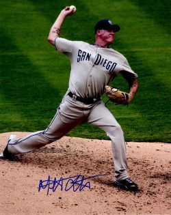 AUTOGRAPHED  photo MAT LATOS SD Padres