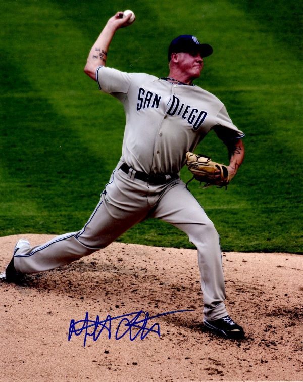 AUTOGRAPHED  photo MAT LATOS SD Padres