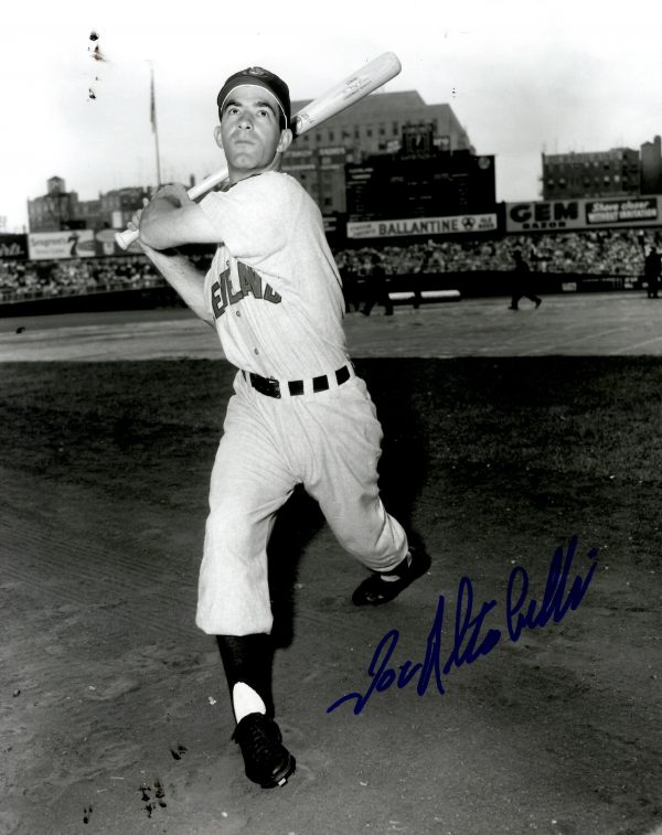 AUTOGRAPHED JOE ALTOBELLI 8X10 Cleveland Indians Photo
