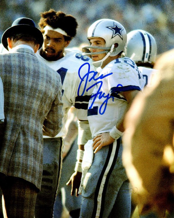 Autographed  JEAN FUGETT 8x10 Dallas Cowboys Photo