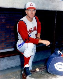 AUTOGRAPHED AL WORTHINGTON 8X10 Cincinnati Reds Photo