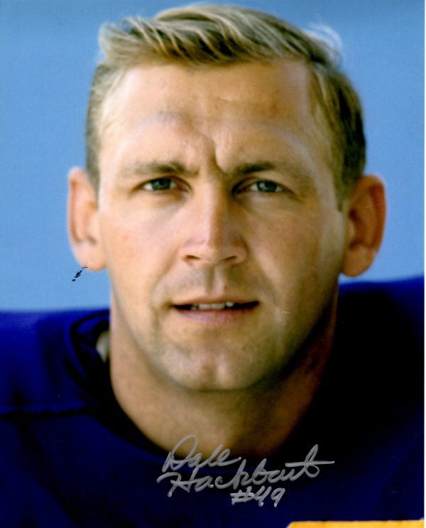 Autographed DALE HACKBART  8X10 Minnesota Vikings Photo