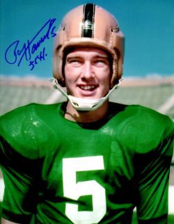 Autographed PAUL HORNUNG 8X10 photo - NOTRE DAME