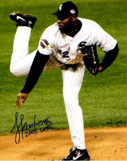 AUTOGRAPHED JOSE CONTRERAS 8X10 photo  Chicago White Sox