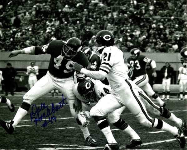 Autographed  DALE HACKBART 8X10 Minnesota Vikings Photo