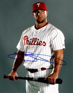 AUTOGRAPHED LAYNCE NIX 8X10 Philadelphia Phillies Photo