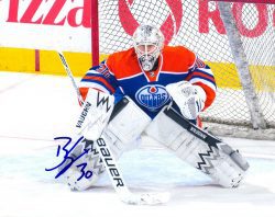 Autographed  BEN SCRIVENS 8X10 EDMONTON OILERS Photo