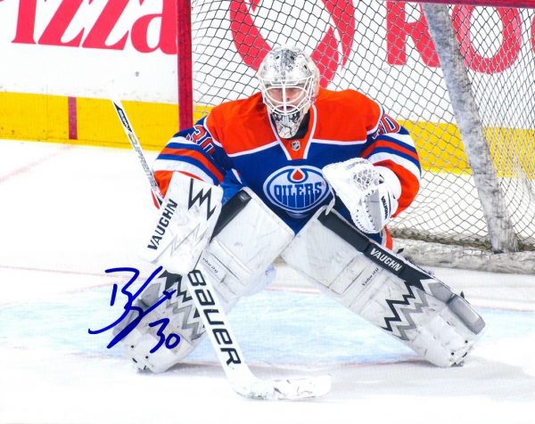 Autographed  BEN SCRIVENS 8X10 EDMONTON OILERS Photo