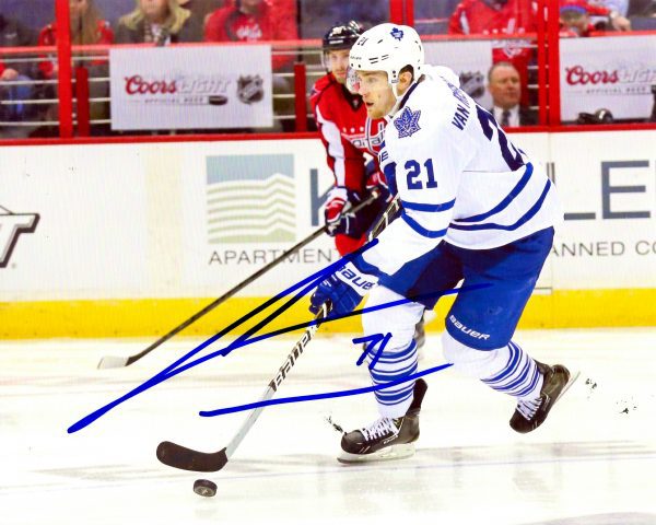 Autographed  James van Riemsdyk  Maple Leafs  photo