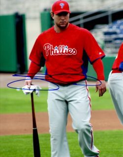 AUTOGRAPHED LAYNCE NIX 8X10 Philadelphia Phillies Photo