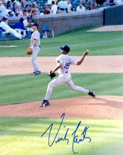 AUTOGRAPHED VICTOR SANTOS 8X10 Colorado Rockies Photo