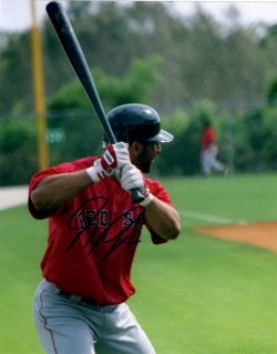 AUTOGRAPHED JAY PAYTON 8X10 Boston Red Sox photo