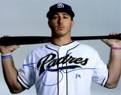 AUTOGRAPHED TOMMY MEDICA 8X10 San Diego Padres photo