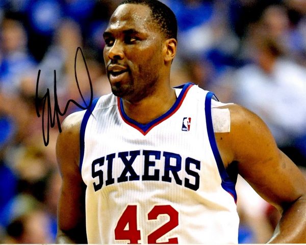 AUTOGRAPHED ELTON BRAND 8X10  Philadelphia 76'ers photo