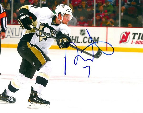 Autographed PAUL MARTIN 8x10 Pittsburgh Penguins Photo