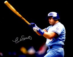 AUTOGRAPHED CARMELO MARTINEZ 8X10 Kansas City Royals Photo