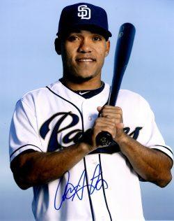 AUTOGRAPHED ALEXI AMARISTA 8X10 San Diego Padres photo