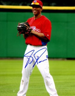 AUTOGRAPHED BEN REVERE 8X10 photo  Philadelphia Phillies