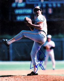 AUTOGRAPHED SAMMY STEWART 8X10 Baltimore Orioles Photo