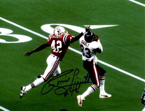 AUTOGRAPHED RONNIE LIPPETT 8X10 New England Patriots photo