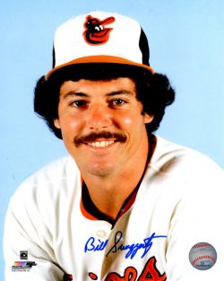 AUTOGRAPHED BILL SWAGGERTY 8X10 Baltimore Orioles Photo
