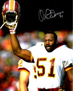 Autographed MONTE COLEMAN 8x10 Washington Redskins Photo
