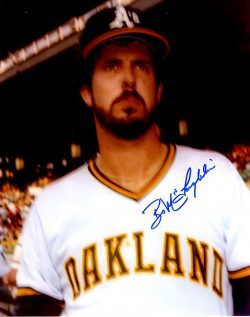 AUTOGRAPHED BO MCLAUGHLIN 8X10  A's Photo