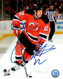 Autographed BRIAN ROLSTON 8X10 New Jersey Devils Photo