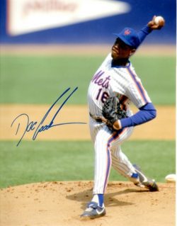 AUTOGRAPHED DOC GOODEN 8X10 New York Mets photo