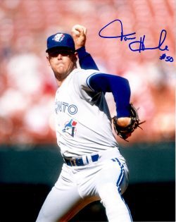 AUTOGRAPHED TOM HENKE 8X10 Toronto Blue Jays Photo