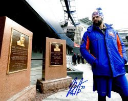 Autographed  BRIAN STRAIT 8X10 New York Islanders Photo