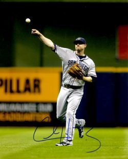 AUTOGRAPHED CHASE HEADLEY 8X10 San Diego Padres photo