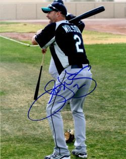 AUTOGRAPHED JACK WILSON 8X10 Seattle Mariners Photo
