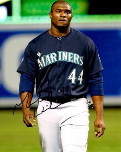 AUTOGRAPHED MIKE WILSON 8X10 Seattle Mariners Photo