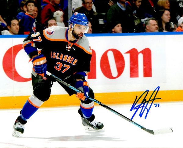 Autographed BRIAN STRAIT 8X10 New York Islanders Photo