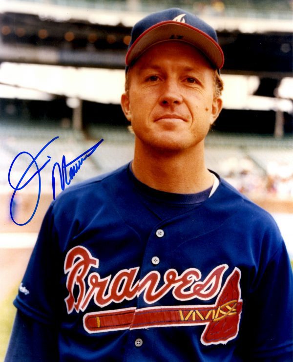 AUTOGRAPHED JIM MORRISON 8X10 Atlanta Braves photo