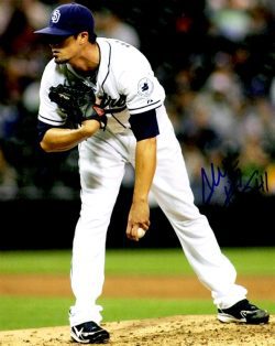 AUTOGRAPHED ALEX HINSHAW 8X10 San Diego Padres photo