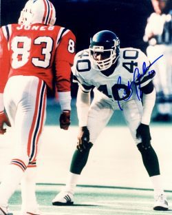 Autographed BOBBY JACKSON 8X10 New York Jets photo