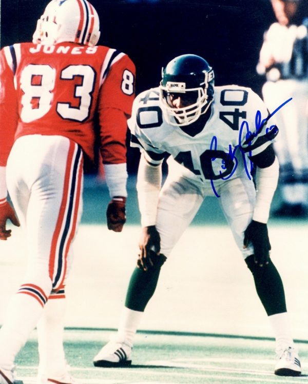Autographed BOBBY JACKSON 8X10 New York Jets photo