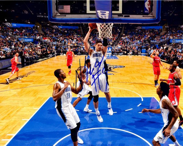 Autographed NIKOLA VUCEVIC Orlando Magic Photo