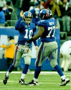 AUTOGRAPHED KEVIN BOOTHE 8X10 photo New York Giants
