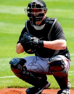 AUTOGRAPHED STEVE HOLM 8X10 Minnesota Twins photo