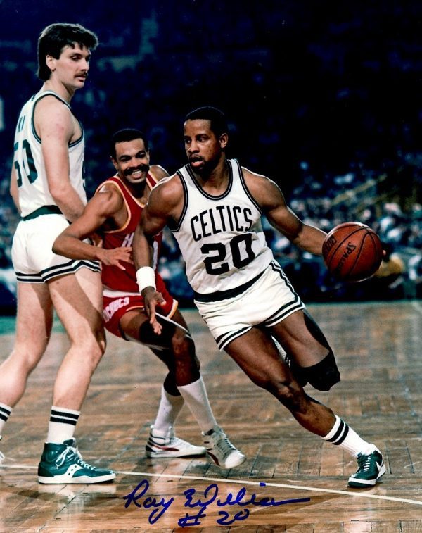 AUTOGRAPHED RAY WILLIAMS 8X10 Boston Celtics photo