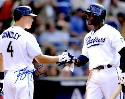 AUTOGRAPHED NICK HUNDLEY 8X10 San Diego Padres photo