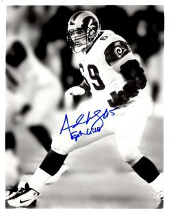 AUTOGRAPHED ANDY KING 8x10 St Louis Rams Photo