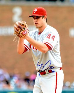 AUTOGRAPHED JONATHAN PETTIBONE 8X10 photo Philadelphia Phillies